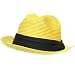 Structured Summer Fedora Trilby Hat Natura, Medium Large