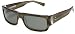 eco Men's 105 Rectangular Sunglasses,Green Frame/Green Lens,one size