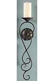 Metal Wall Sconce 24hx6w Antique Bronze