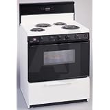 Premier EDK340B 30 Freestanding Electric Range with 4 Coil Elements, 3.9 cu. ft. Manual... by 