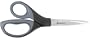 Westcott Elite Left-Handed Scissors, 8" Straight, Black and Gray