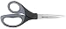 Westcott Elite Stainless Steel Straight Lefty Shears, 8 Inches, Black/Gray (10513)