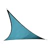 Coolaroo Triangle Shade Sail 16 Feet 5 Inches with Hardware Kit, Ocean Blue