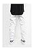 URBANJ MEN'S WHITE TWILL DROP CROTCH JOGGER PANTS