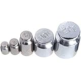 docooler Weight 1g 2g 5g 10g 20g Chrome Plating Calibration Gram Scale Weight Set for Digital Scale Balance