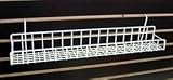 Metal Basket for Slatwall & Pegboard Black (Case of 1)