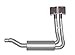Gibson 9521 Super Truck Exhaust System