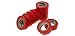 Amico 10 Rolls Red Adhesive Electrical Installation PVC Plastic Tape