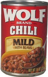 Wolf Chili Mild w  Beans 15 oz 12 ct by Conagra Foods