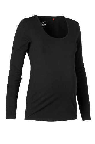 Esprit maternity Shirt deep round neck long sleeves M84700 Damen Shirts/ Langarmshirts, Gr Preisvergleich