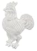 Atlas Homewares 225R-W 2-3/4-Inch Rooster Knob - Right, White