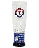 Texas Rangers Crystal Pilsner Glass