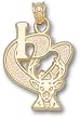 Milwaukee Bucks "I Heart Logo" 3/4" Charm/Pendant -14K/10K, Stainless Steel or Gold Plated