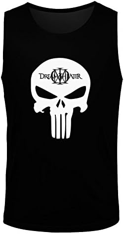 Rabiny Boys Tank Top Sleeveless Tees The Punisher Dream Threater Black