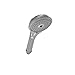 Toto TS112F53#BN Classic Series Multiple Spray Aero Handshower,  Brushed Nickel