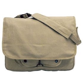 Rothco Vintage Paratrooper Messenger Bag - Khaki