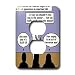 Rich Diesslins Funny General - Editorial Cartoons - Osama Sore Loser on American Idol - Light Switch Covers - 2 plug outlet cover