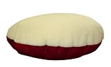 Extra Large 52 Round Dog Pet Bed - Burgundy