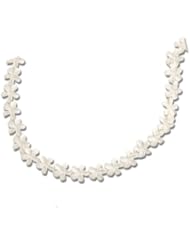 Silver Hawaiian Plumeria Leis Bracelet