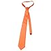 TopTie Mens Necktie Solid Color Orange Ties, Formal Neck ties, Gift Ideas