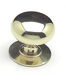 Buy 1 1 2'' Dia Brass Knob & Backplate by Berenson Hardware