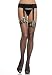 Apparel : Fishnet Garter Belt Suspender Nylon Stocking with Camouflage Bow and Toy Grenade