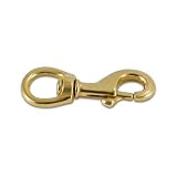 Brass Swivel Eye Bolt Snap 825B
