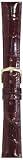 Hadley-Roma Men's MS2007RC-180 18-mm Burgundy Genuine Alligator Leather Watch Strap