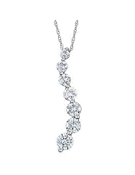 Journey Diamond Pendant 1ctw