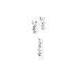 Sterling Silver CZ (Cubic Zirconia) Earring & Pendant Set
