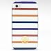 Tory Burch Iphone 4 & 4s Hard Shell Case Cover White Stripe New in Box