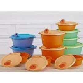 Tupperware CRYSTALWAVE Micro 11 pc Bowl Set by Tupperware