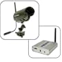 SecurityMan 2.4GH Wireless Outdoor/Indoor Color Camera Kit with Night Vision Audio (OUTDOORWATCH)