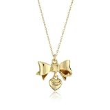 Juicy Couture Bows Gold Bow Wish Necklace