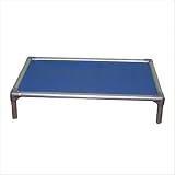 All-Aluminum Elevated Chew-Proof Dog Bed Size: X-Large (27 x 44), Fabric: 40 oz. Vinyl - Burgundy