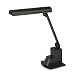 Ledu L9014 Fluorescent desk lamp with folding shade, 15-1/2 high, black