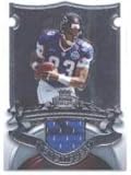 2007 Bowman Sterling #ACR Alge Crumpler - Atlanta Falcons (Piece of Authentic Game-Worn Jersey) (Football Cards)