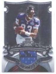 2007 Bowman Sterling #ACR Alge Crumpler - Atlanta Falcons (Piece of Authentic Game-Worn Jersey) (Football Cards)