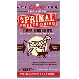 Primal Freeze Dried Turkey Liver Munchies Dog/Cat Treat (2-oz - Resealable Bag)
