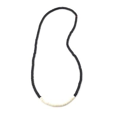 Grey & White Horn Necklace
