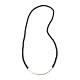 Grey & White Horn Necklace