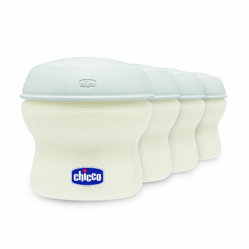 Imagen principal de Chicco - Contenedores de leche Steo up x4