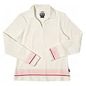 Adidas Ladies ClimaLite Long Sleeve Border Stripe Polos