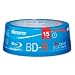Memorex 32020013358 4X Write Once Bd-R Blu-Ray Discs (15Ct Spindle)