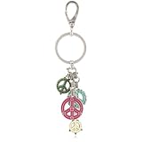 Lucky Brand Multi-Peace Silver-Tone Key Fob