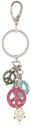 Lucky Brand Multi-Peace Silver-Tone Key Fob