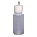 Vestil BTL-RF-2 Low Density Polyethylene (LDPE) Round Squeeze Dispensing Bottle with Natural Flip-Top Cap, 2-13/16" Diameter x 6-11/16" Height, 2 oz Capacity, Clear