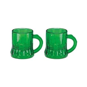 St. Patrick Day Mini Green Beer Mug Shot Glass