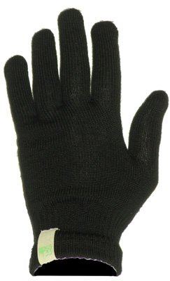 Minus33 100% Merino Wool 3600 Glove Liner Black Large