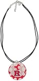 Rutgers Scarlet Knights Capiz Double Shell Cord Necklace